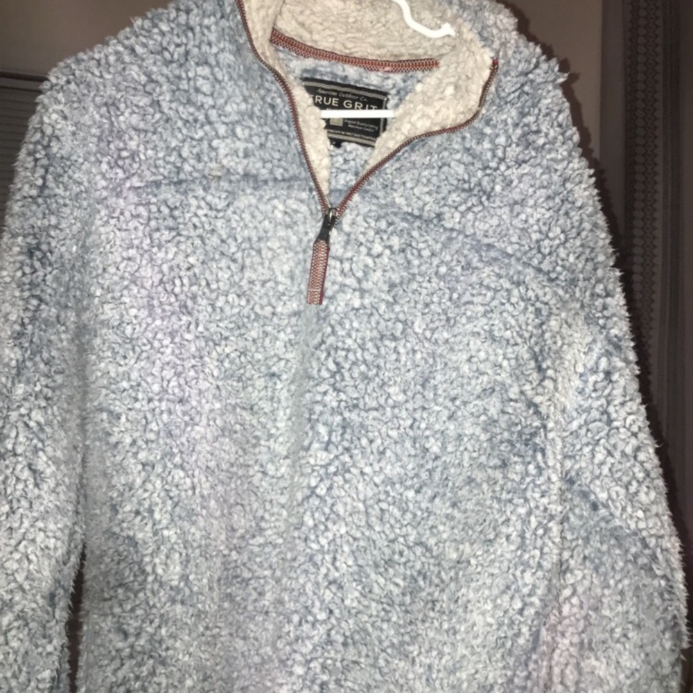 BLUE TRUE GRIT 1/4 PULLOVER